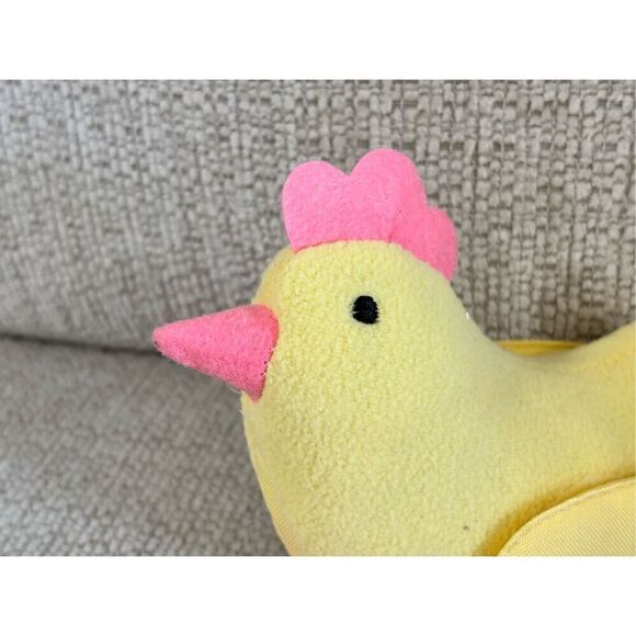 Target Spritz yellow and pink baby plush Easter chicken bird - Picture 3 of 7
